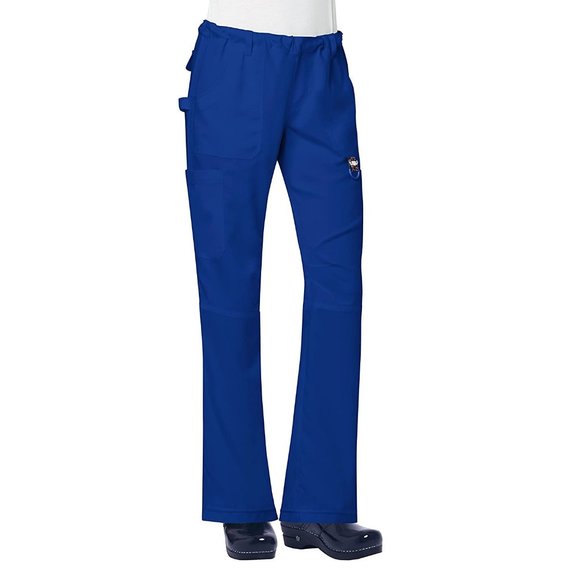 koi Pants - Koi Tech Lindsey 2.0 Women's Royal Blue Scrub Cargo Pants Size Large Regular